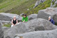 Lunch near the summit of Simon's Seat - July 2013